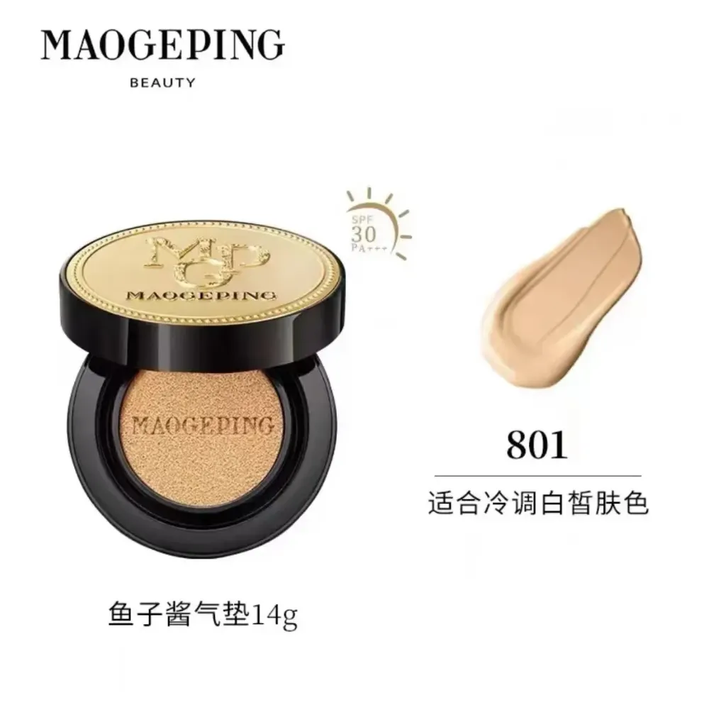MAOGEPING (1 Luxury Caviar Flawless Liquid Foundation Cushion - 14g #801 (FAIR))